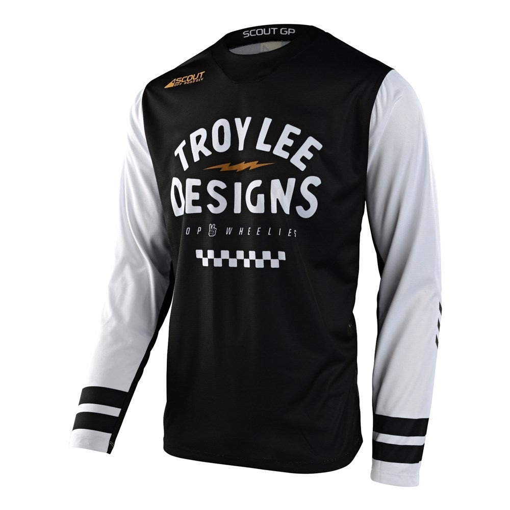TLD SCOUT OFFROAD GP JERSEY RIDE ON BLACK WHITE