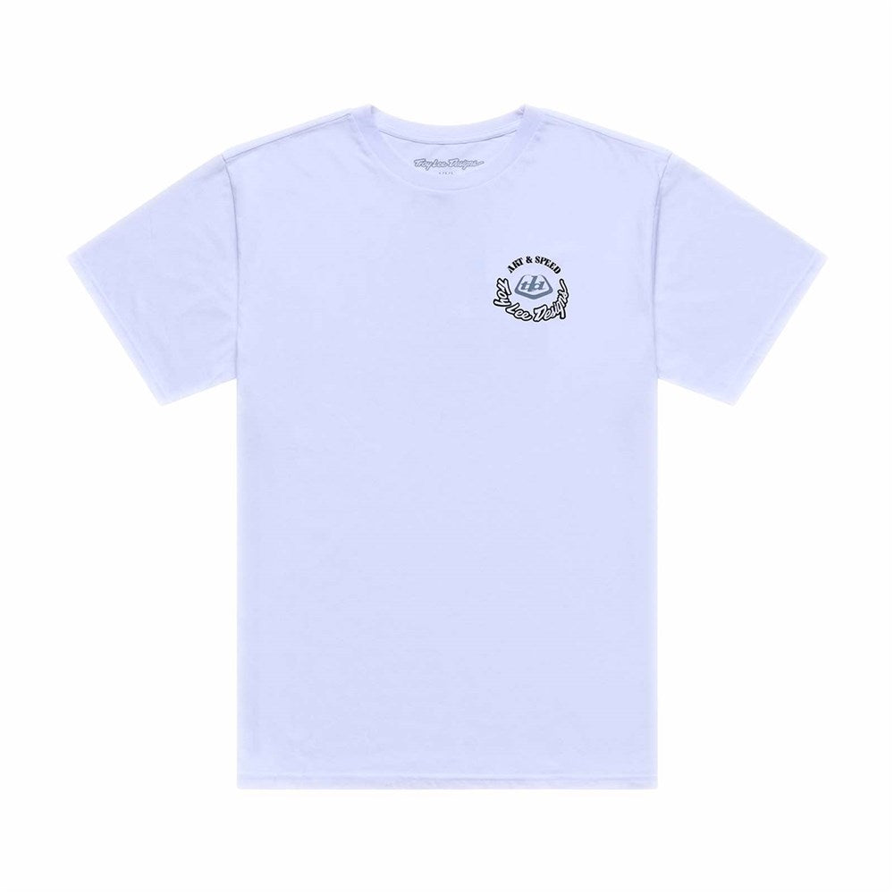 TLD 26.1 SHORT SLEEVE TEE CARB CLUB WHITE