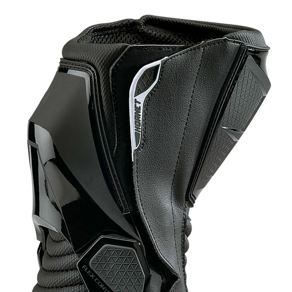 Forma Hornet motorcycle boots black zip velcro