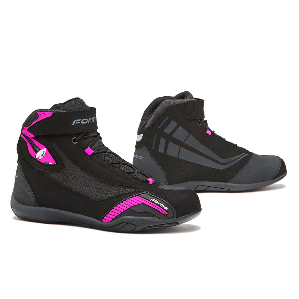 Forma Genesis Lady motorcycle boots, black fuchsia 